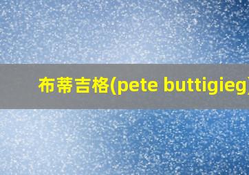 布蒂吉格(pete buttigieg)